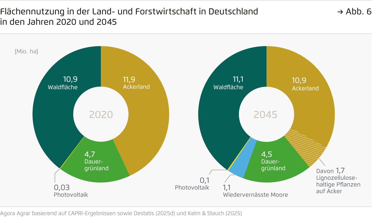 Preview for Flächennutzung in der Land- und Forstwirtschaft in Deutschland in den Jahren 2020 und 2045