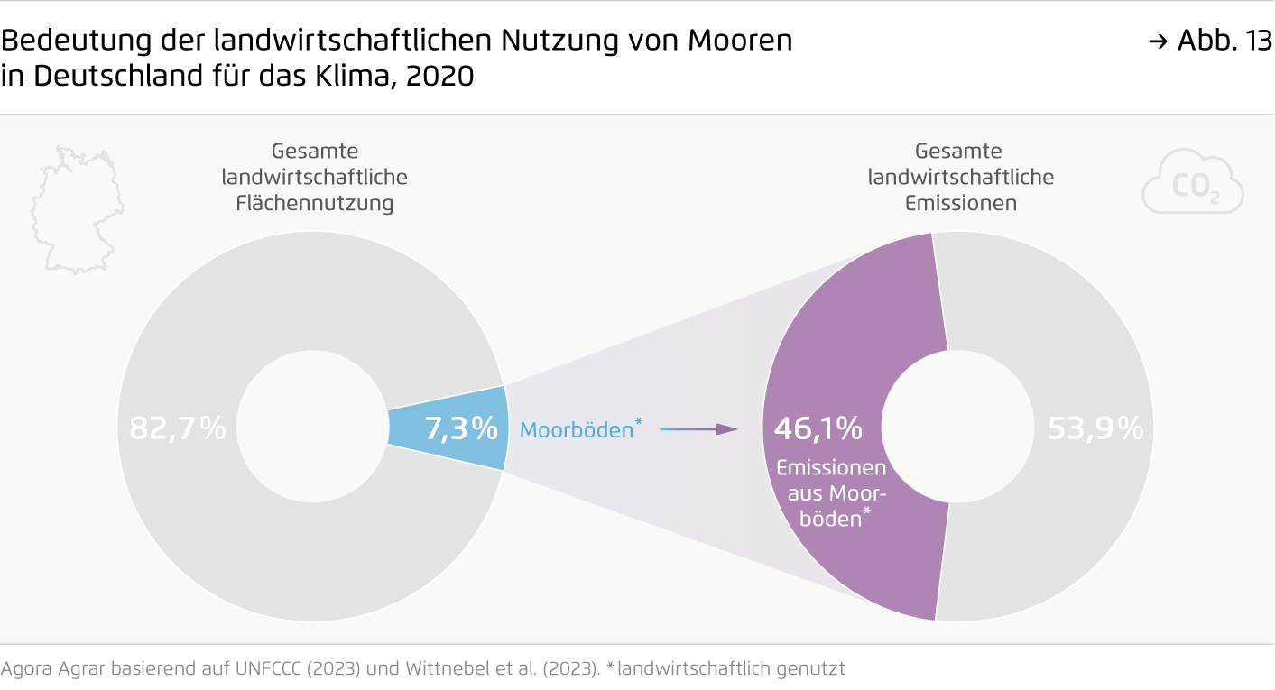Preview for Bedeutung der landwirtschaftlichen Nutzung von Mooren in Deutschland für das Klima, 2020